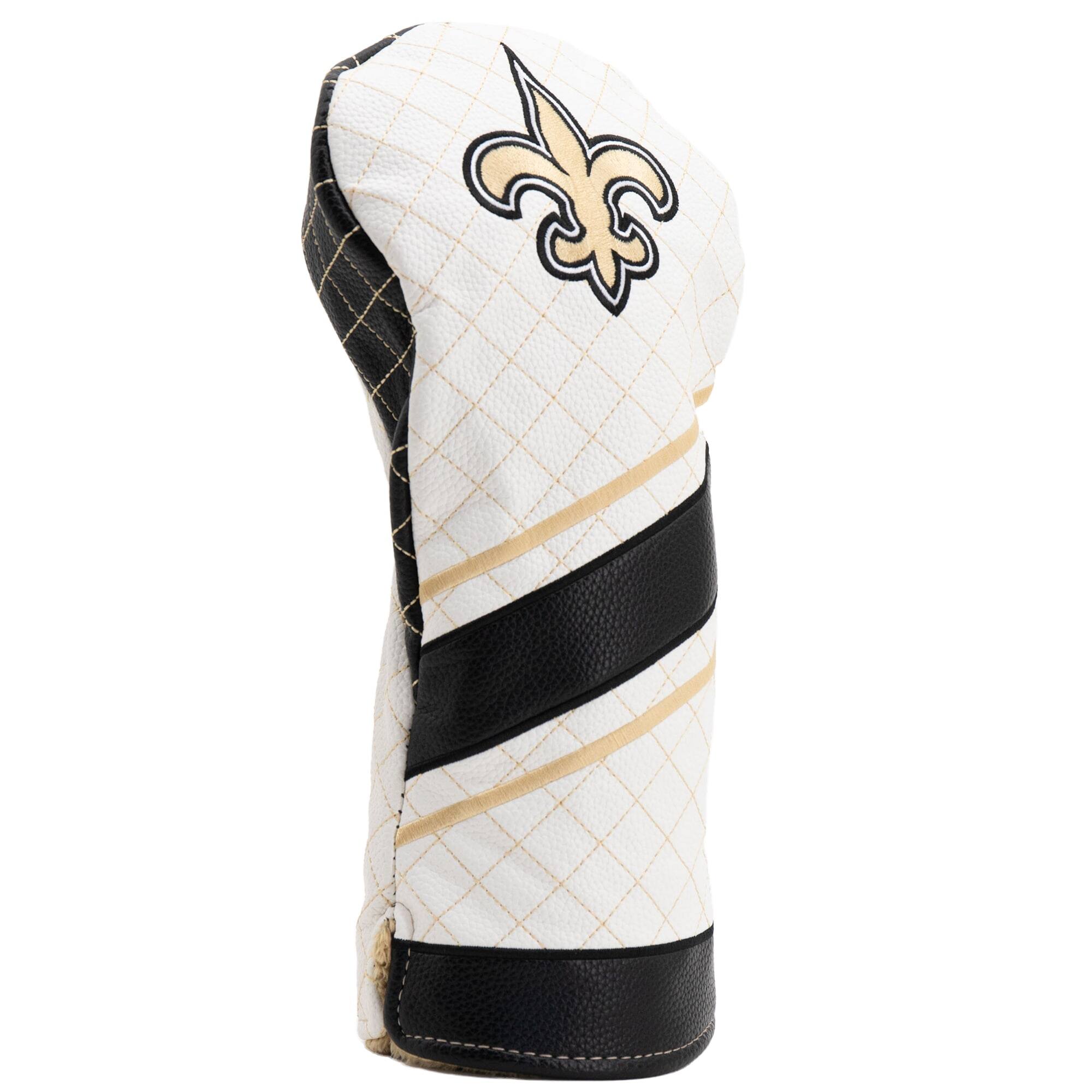 Alt View 2. Team Golf - New Orleans Saints Striped Quilted Driver Headcover - Multicolor.