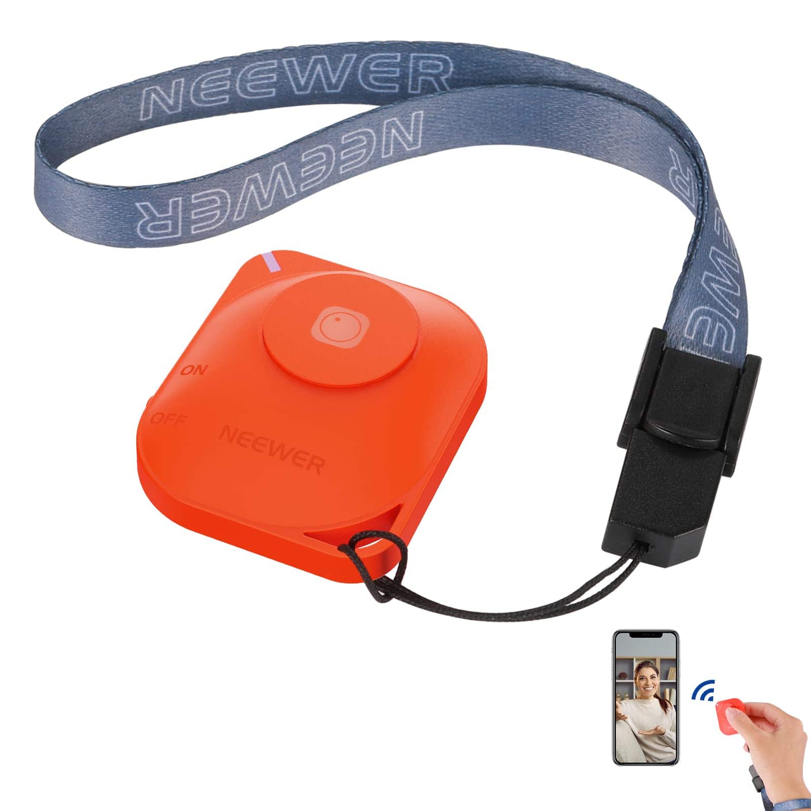 Neewer - RT116 Wireless Bluetooth Remote Shutter for iPhone/iPad/Android, Lanyard Included price history on PriceWatchPro