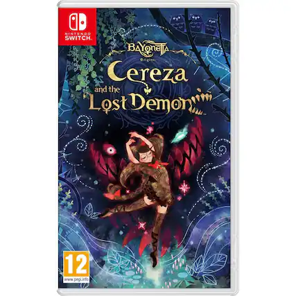 Nintendo Switch. Bayonetta Origins: Cereza and the Lost Demon. 12 www.pegi.info - M (Mature 17+)