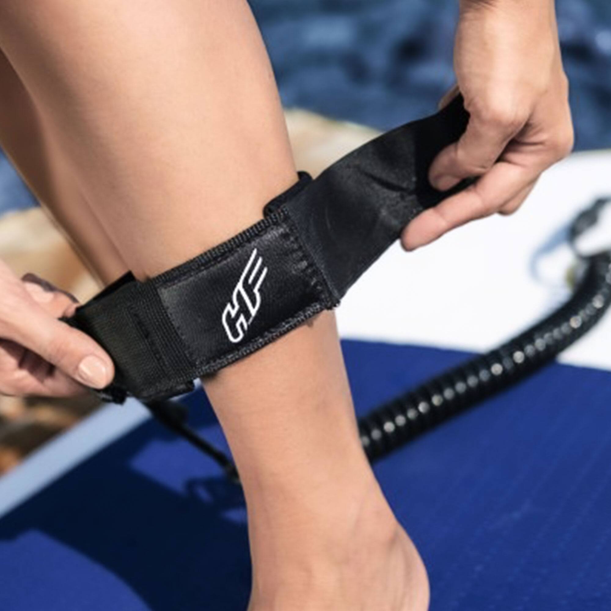 Alt View 7. Bestway - Bestway Hydro-Force Oceana Inflatable Stand-Up Paddle Board and Kayak Water Set - Blue.