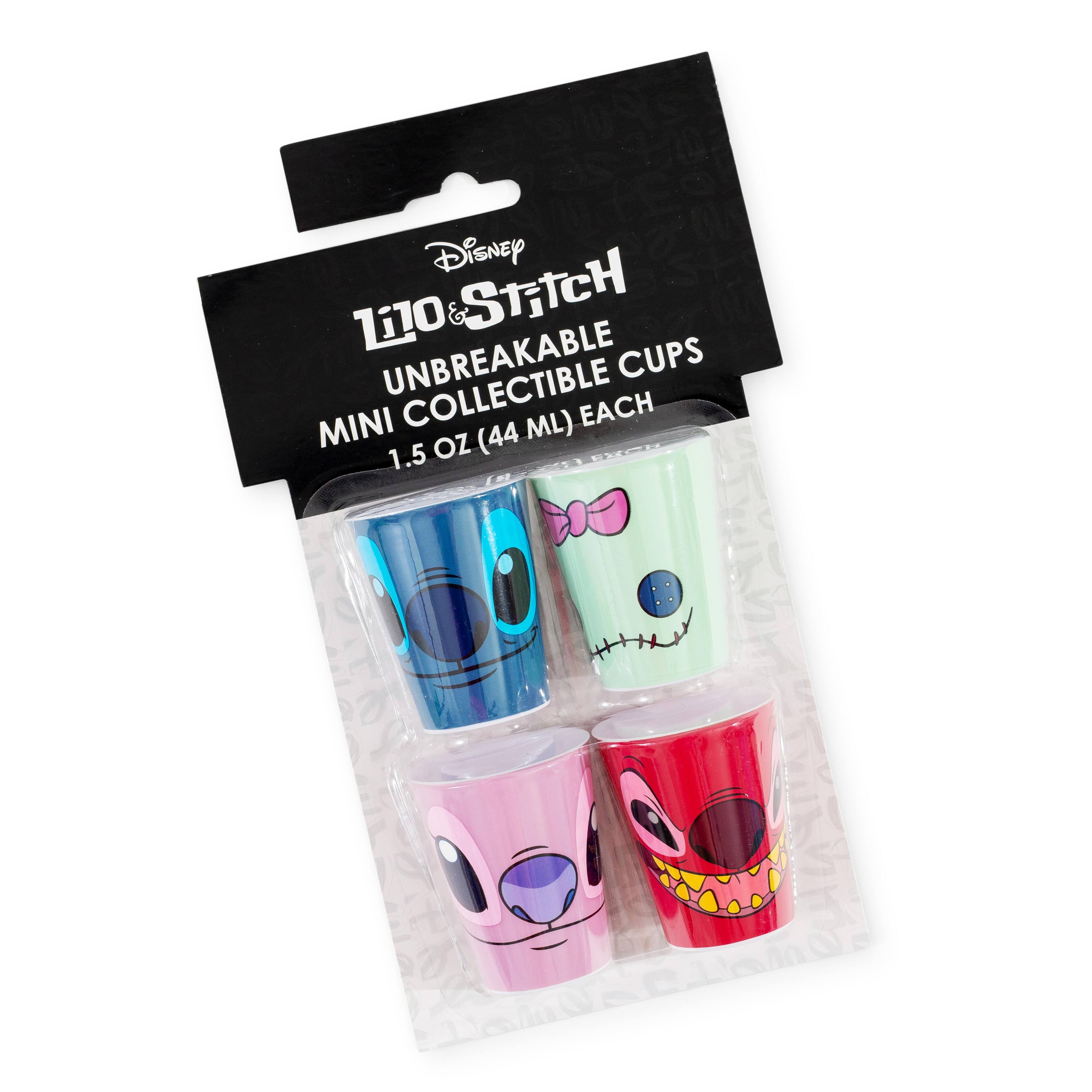 Disney Lilo & Stitch  
Unbreakable Mini Collectible Cups  
1.5 oz (44 ml) Each