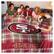 Alt View 1. Pegasus - San Francisco 49ers 66" x 95" Oversized Plaid FAN-mily Ultra Cozy Blanket - Multicolor.