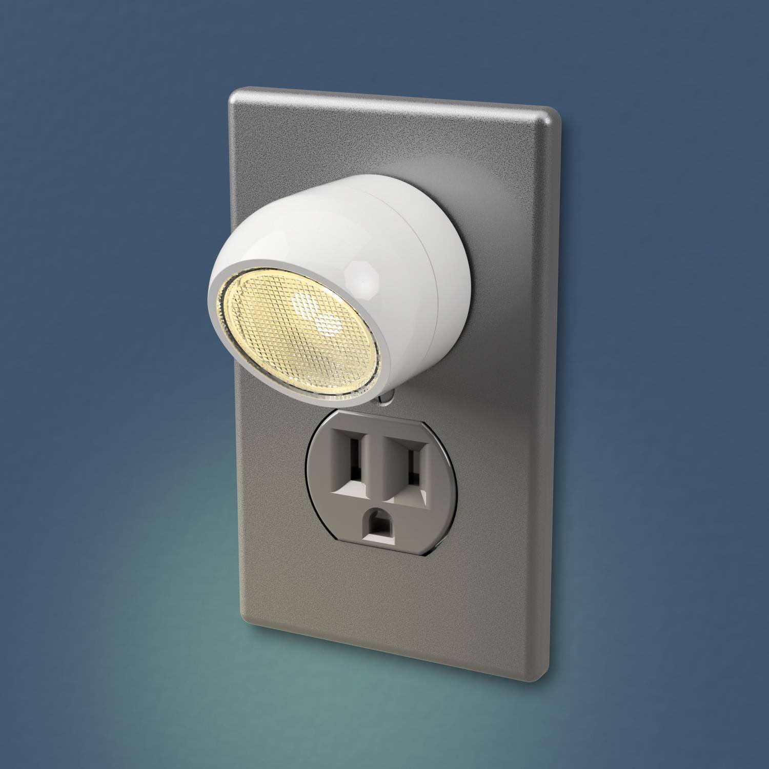 Left. Westek - Westek Automatic Plug-in LED Directional Night Light.