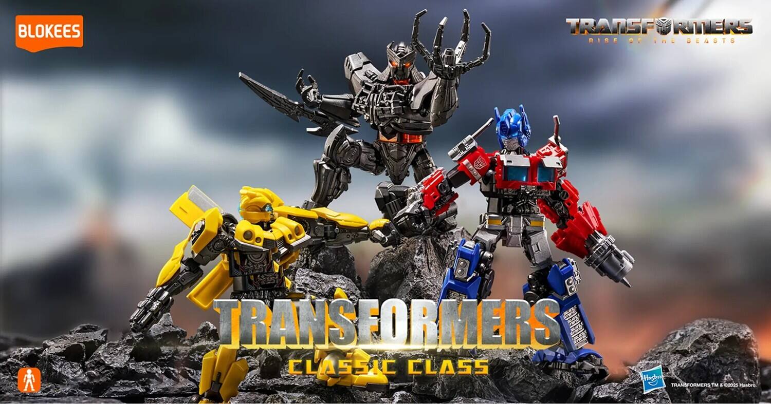BLOKEES TRANSFORMERS RISE OF THE BEASTS  
TRANSFORMERS CLASSIC CLASS  
TRANSFORMERS TM & 2025 Hasbro