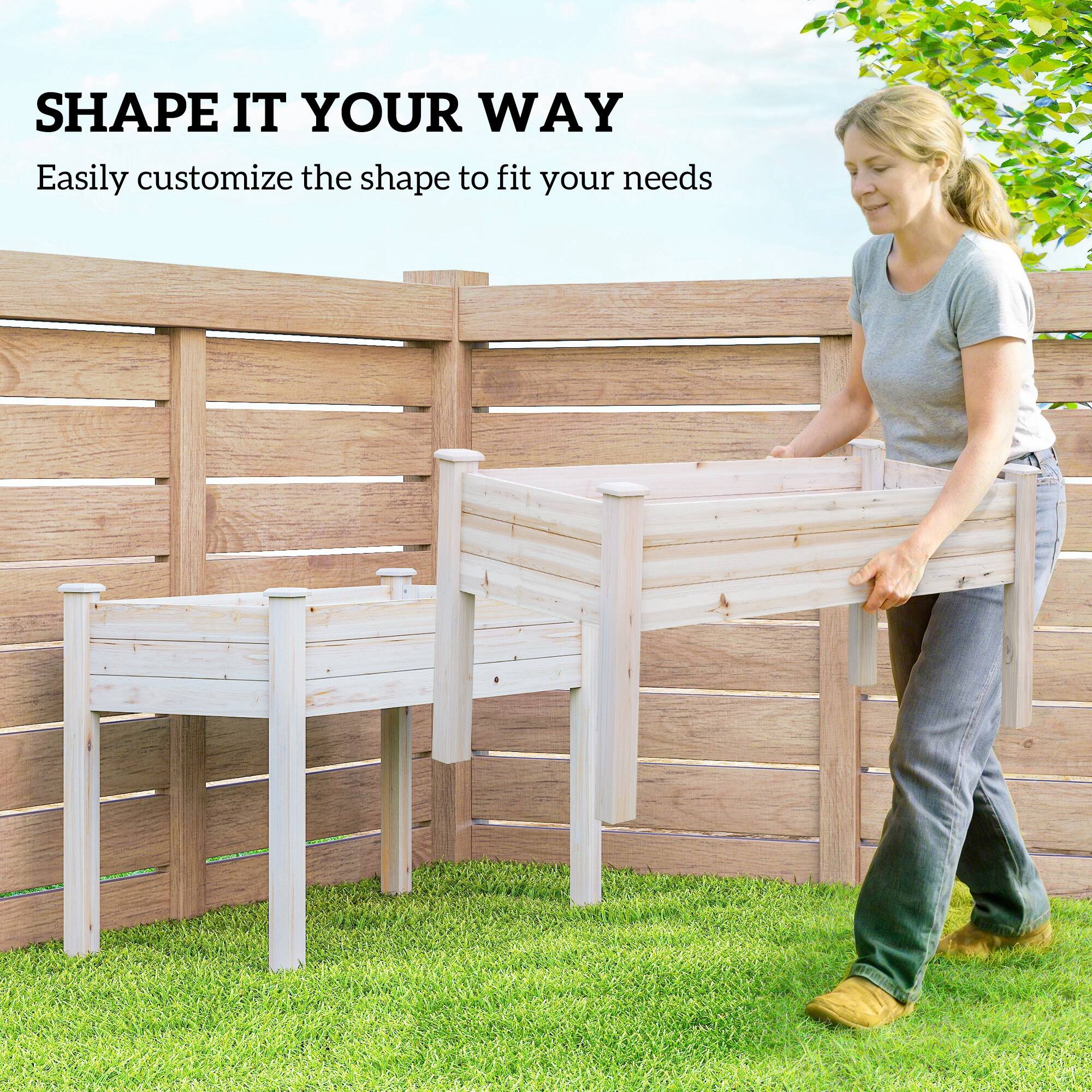 SHAPE IT YOUR WAY  
Easily customize the shape to fit your needs