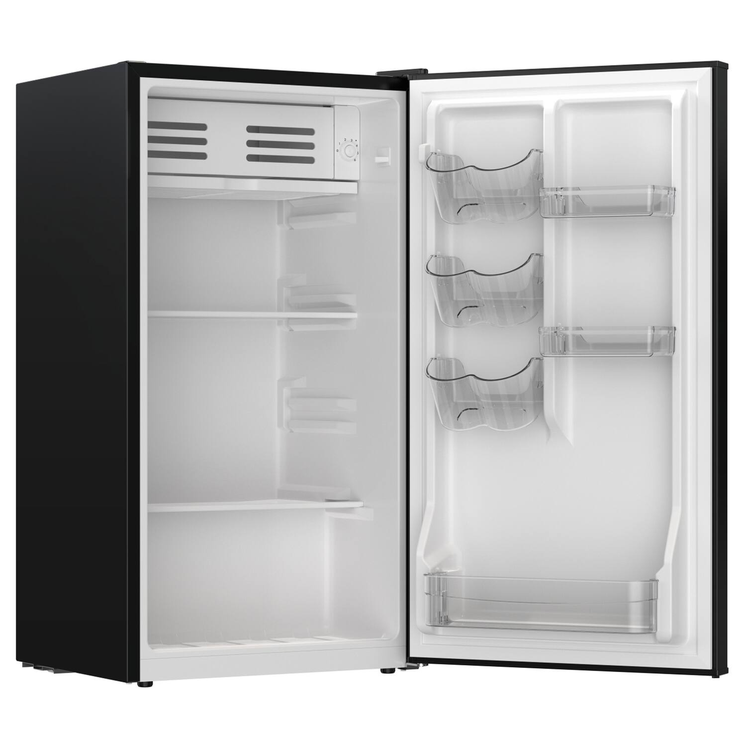 Alt View 2. Frigidaire - 3.2 Cu Ft Retro Bar Refrigerator, Side Bottle Opener - Rose Gold/Black.