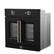 Angle. Forno Appliances - Asti 30" 3.68 Cu. Ft. Electric True Convection Single Wall Oven with French Doors - Black.