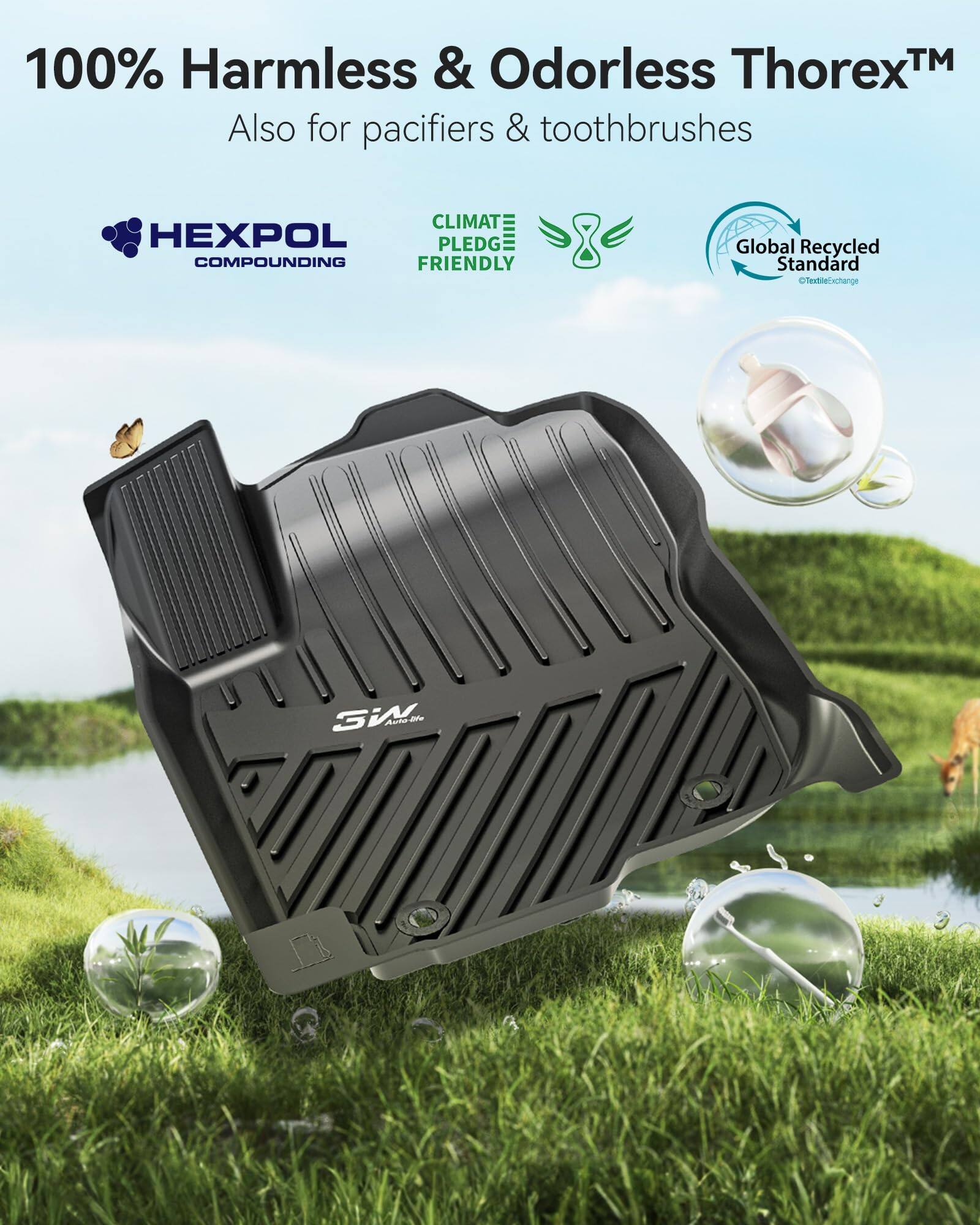 100% Harmless & Odorless Thorex™  
Also for pacifiers & toothbrushes  

HEXPOL COMPOUNDING  

CLIMATE PLEDGE FRIENDLY  

Global Recycled Standard  
©Textile Exchange