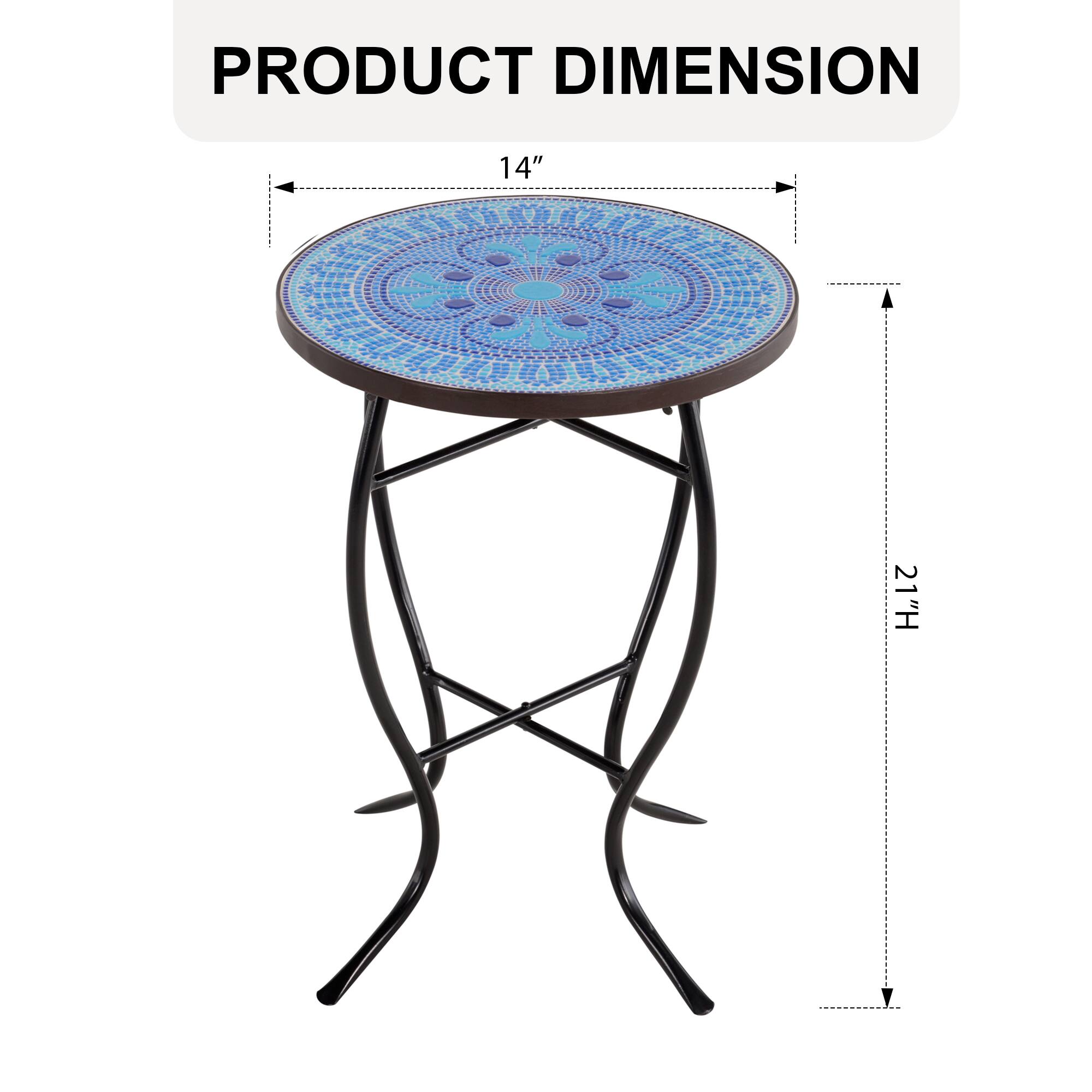 PRODUCT DIMENSION  
14" x 21"H