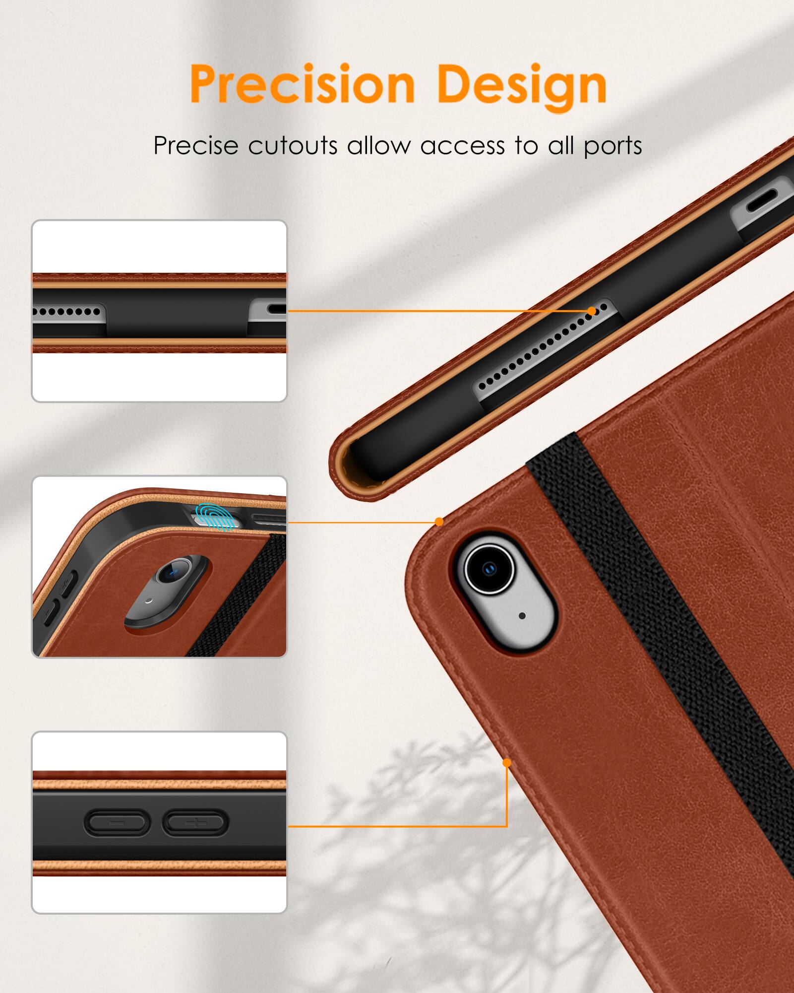 Precision Design  
Precise cutouts allow access to all ports
