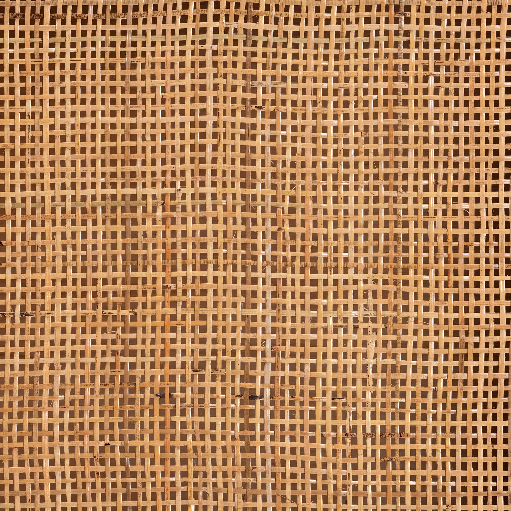 Alt View 4. bali & pari - Adelia Modern Bohemian Natural Rattan and Mahogany Wood 1-Drawer Nightstand - Natural Brown.