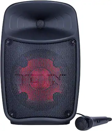 Front. ION Audio - Ion IPA156 Pro Glow Express Portable Bluetooth Speaker 150 Watts With Lights & Microphone Black - SPEAKERS - Multicolor.