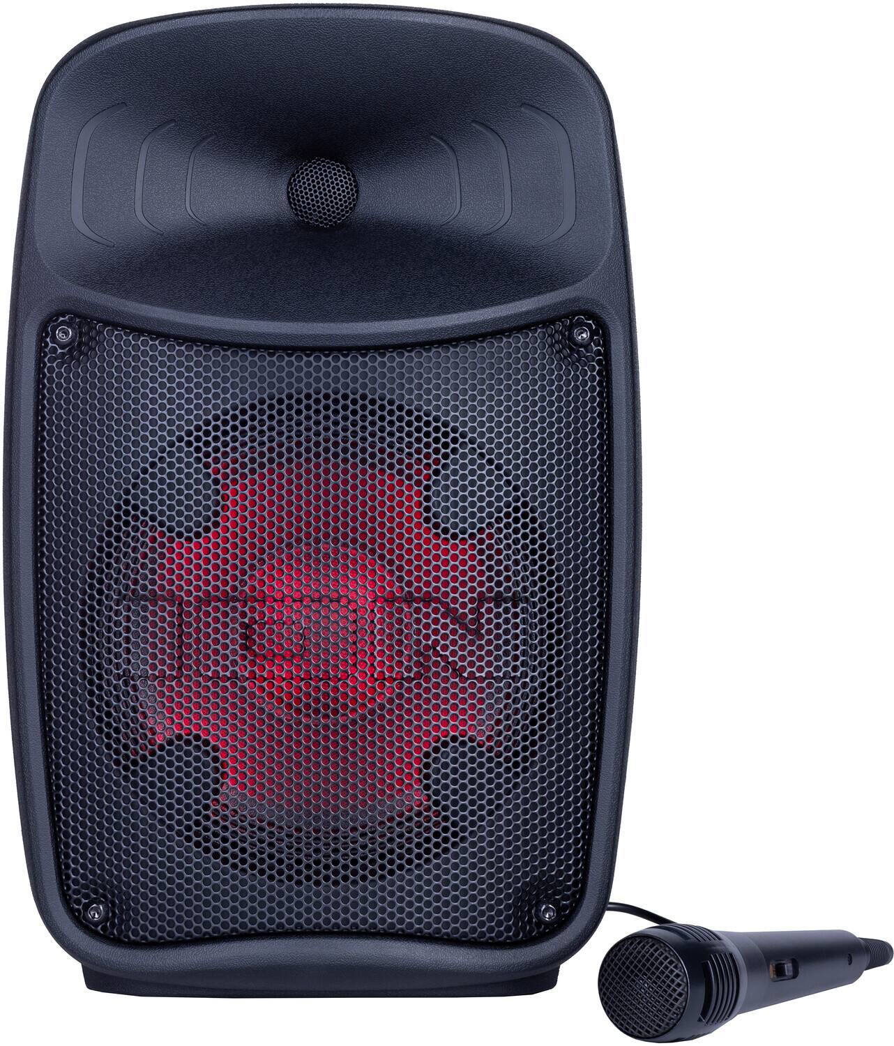 ION Audio - Ion IPA156 Pro Glow Express Portable Bluetooth Speaker 150 Watts With Lights & Microphone Black - SPEAKERS - Multicolor