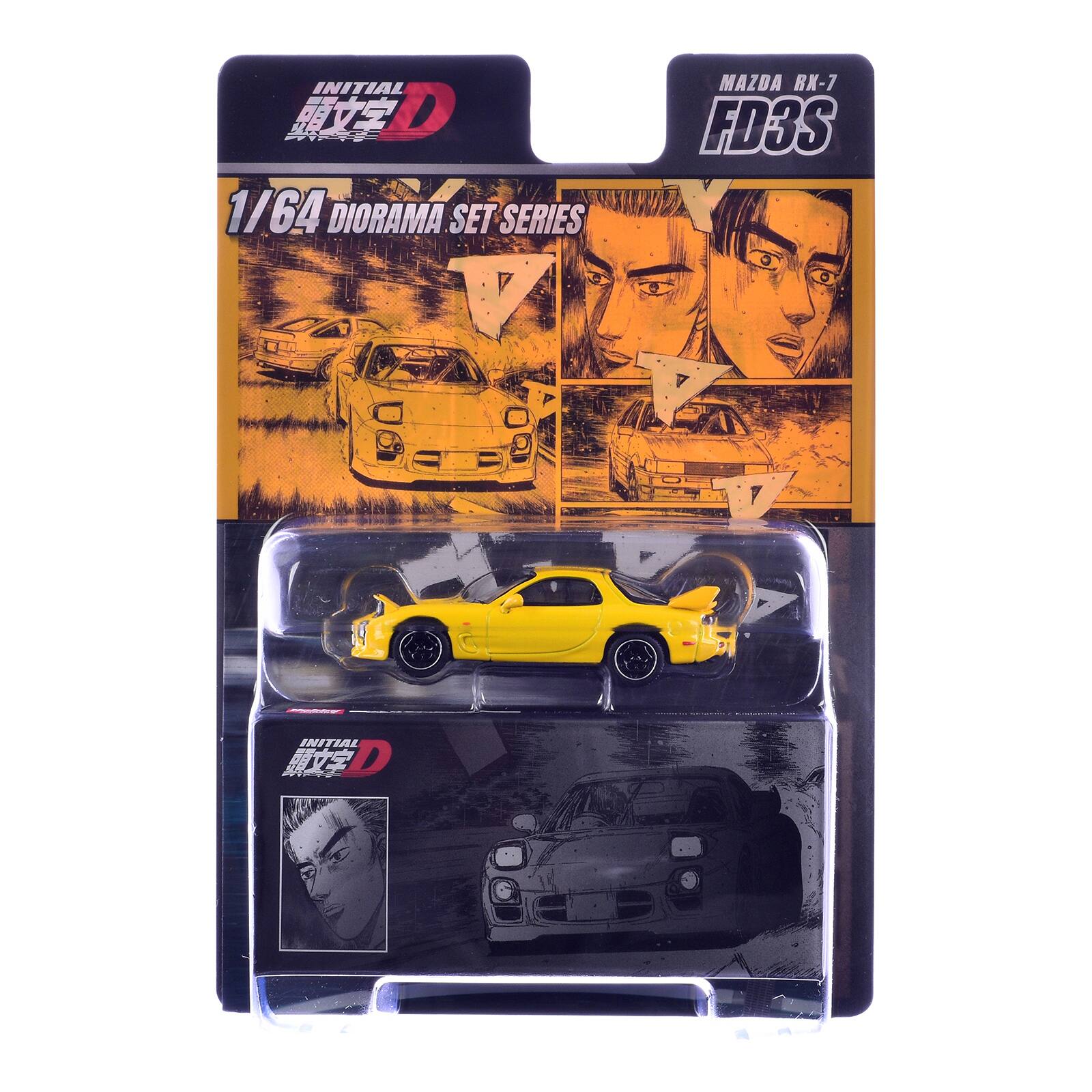 INITIAL D 1/64 DIORAMA SET SERIES  
MAZDA RX-7 FD3S  
INITIAL D