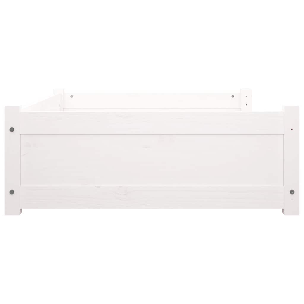 Alt View 5. Boyel Living - Dog Bed White Solid Pine Wood Medium Minimalist Dog Bed - White.