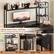 DESK WITH FULL HUTCH
High-rise storage place does not occupy the desktop
Side Display Shelves
CPU Stand
Fabric Drawers