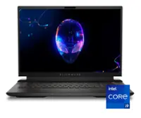 Alienware m18 165 Hz Gaming Laptop (QHD+) 14th Gen Intel Core i9 - 64GB Memory - 2TB SSD -  NVIDIA GeForce RTX 4090 - Dark Metallic Moon - Front_Zoom