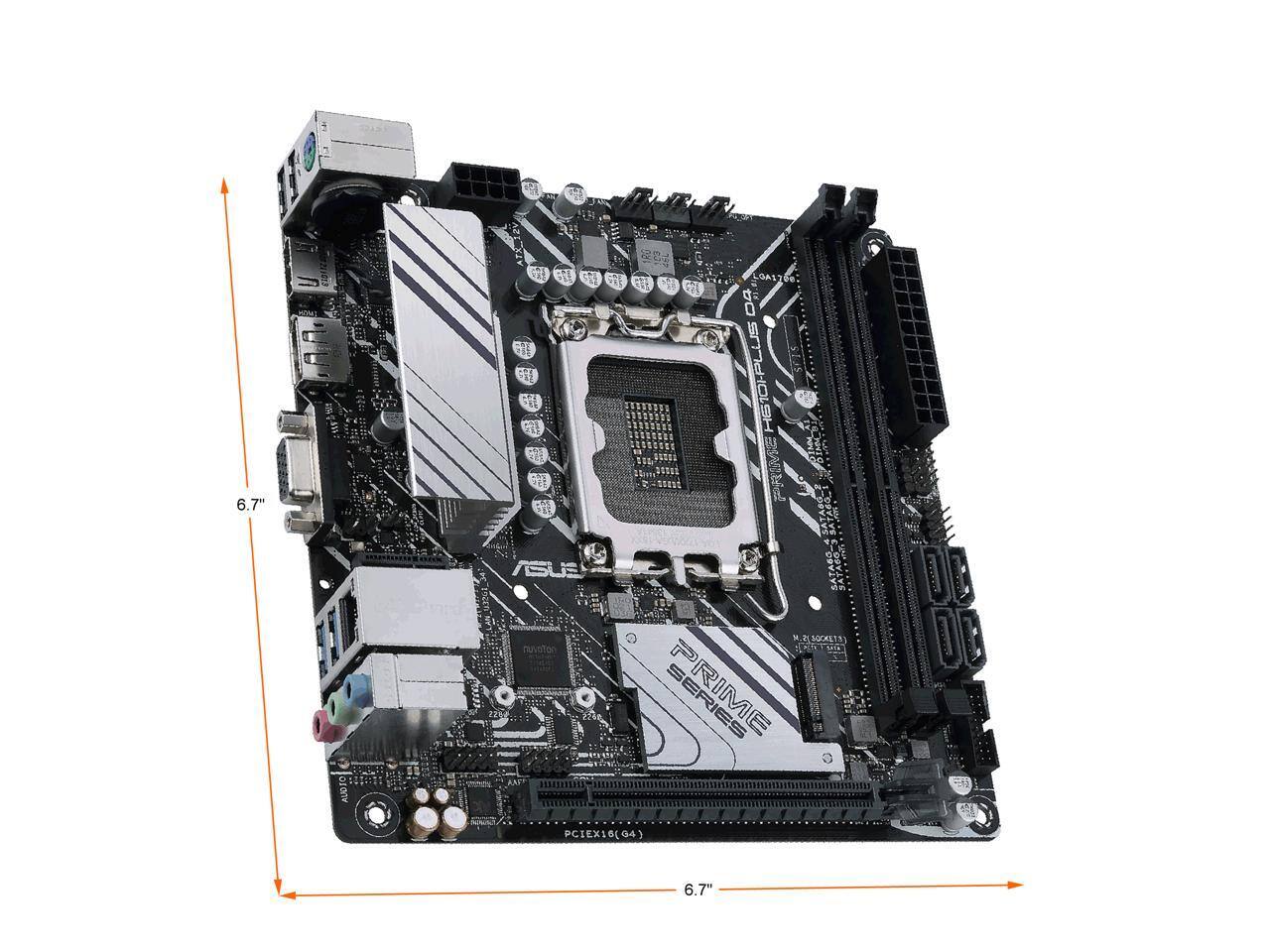 ASUS PRIME H610I PLUS D4 LGA 1700 mini ITX Motherboard (PCIe 4.0