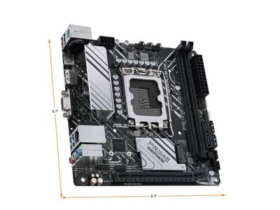 ASUS PRIME H610I PLUS D4 LGA 1700 mini ITX Motherboard (PCIe 4.0 ASUS PRIME H610I PLUS D4 LGA 1700 mini ITX Motherboard (PCIe 4.0
