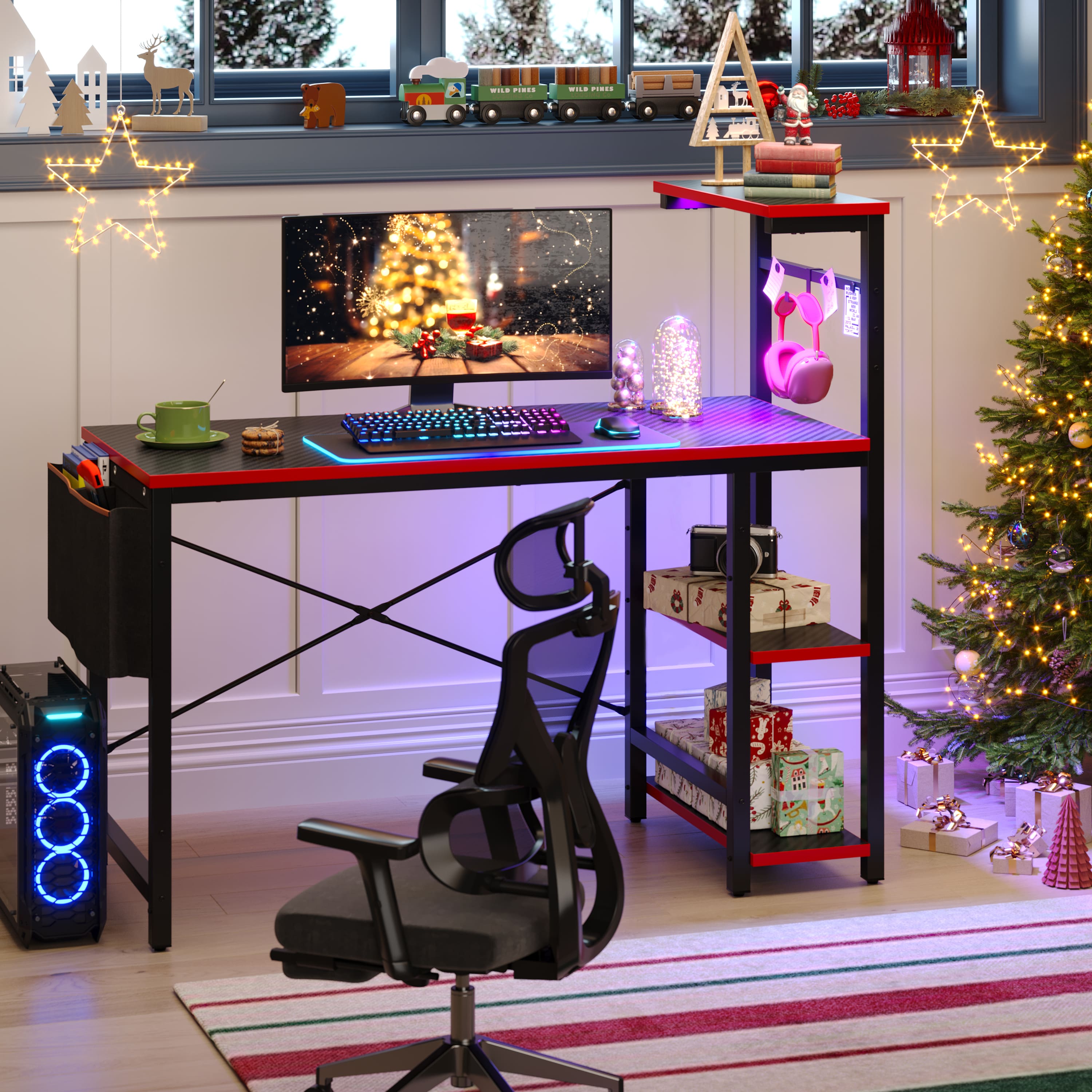 The text in the image reads:
"WILD PIGS"