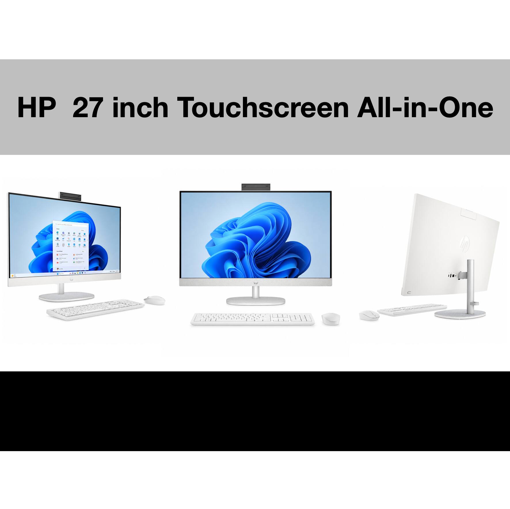 HP 27 inch Touchscreen All-in-One