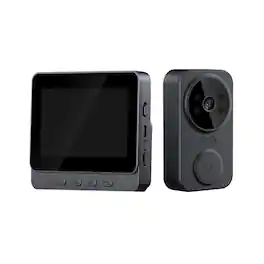 Cluzine - Wireless Video Doorbell with Indoor Screen, HD Camera, 2-Way Audio, No WiFi Needed