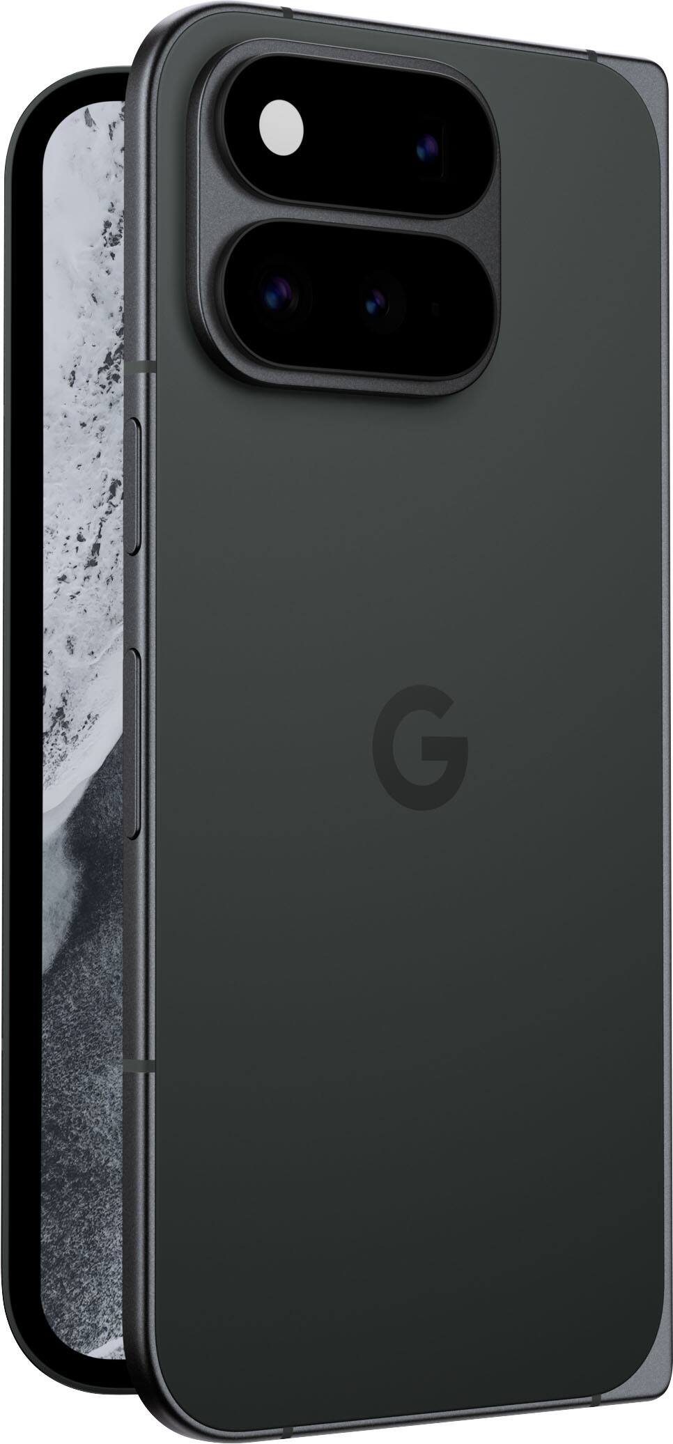 Front. Google - Pixel 11 Pro Fold 256GB (Unlocked) - Obsidian.
