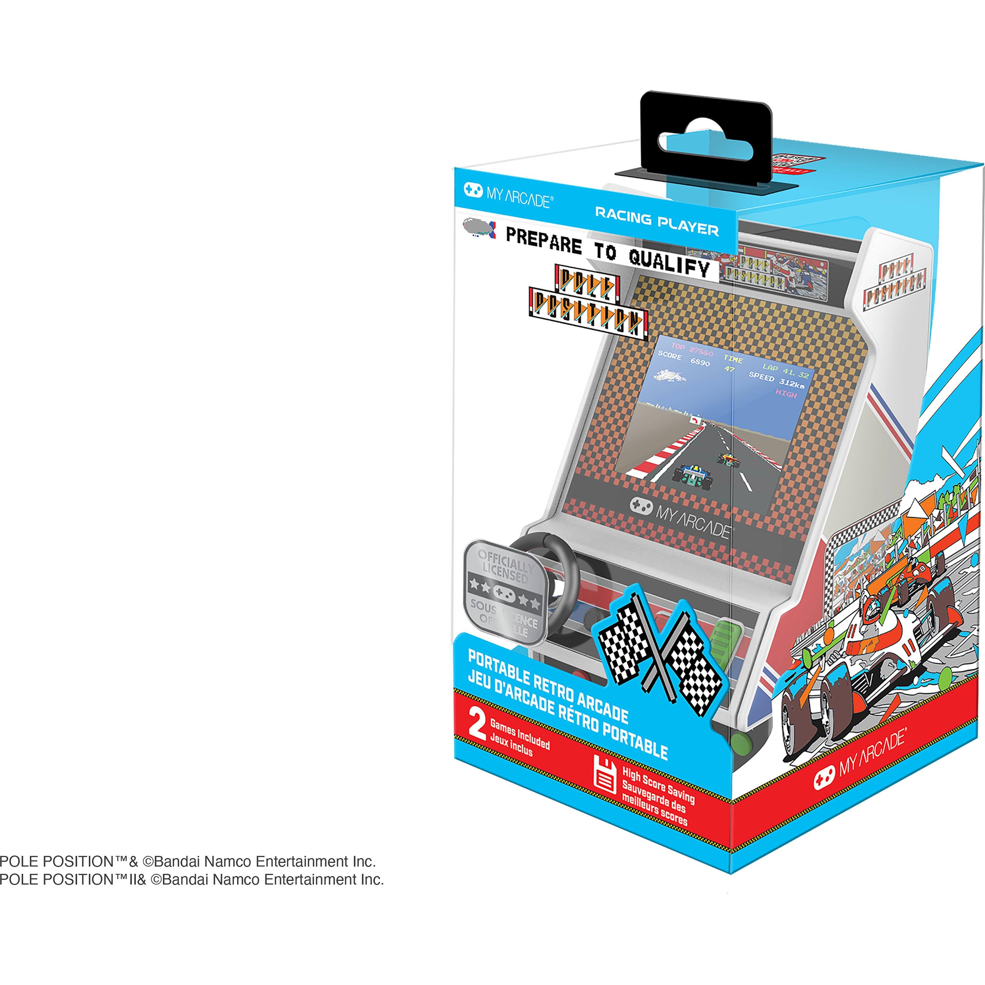 My Arcade Pole Position Retro Arcade Game Machine: Prepare to Qualify! Officially Licensed by Bandai Namco Entertainment Inc. Includes Pole Position & Retro Arcade Games. Includes High Score Saving Function.