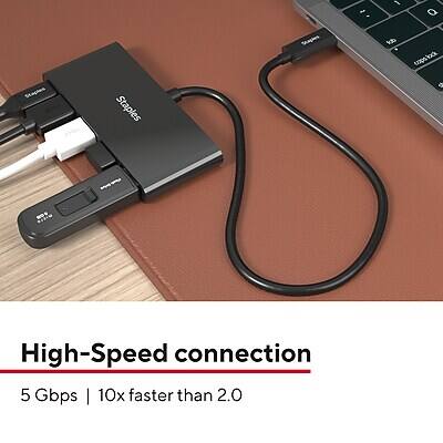 High-Speed connection  
5 Gbps | 10x faster than 2.0