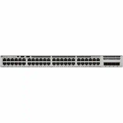Front. Cisco Consumer Products - Cisco Catalyst 9200 C9200L-48P-4G Layer 3 Switch - 48 Ports - Manageable - Gigabit Ethernet - 10/100/1000Base-T - Unknown.