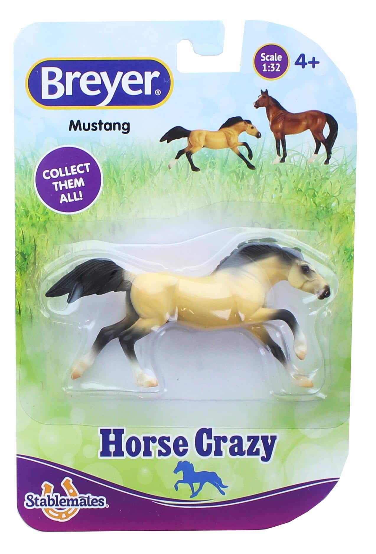 Breyer - Stablemates Horse Crazy 1:32 Scale Model Horse | Mustang - Purple