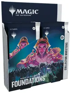 Wizards of The Coast - Magic: The Gathering Foundations Collector Booster Box - 12 Packs (180 Magic Cards)