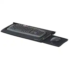 Fellowes - 8031207 20.5 in. x 11.13 in. Deluxe Keyboard Drawer - Black