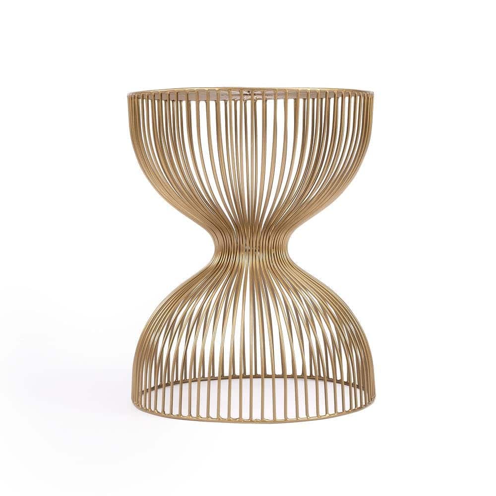 Starlight Canyon Home - Metal Side Table - Modern Accent Table for Living Room Decor - Gold