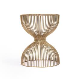 Starlight Canyon Home - Metal Side Table - Modern Accent Table for Living Room Decor - Gold