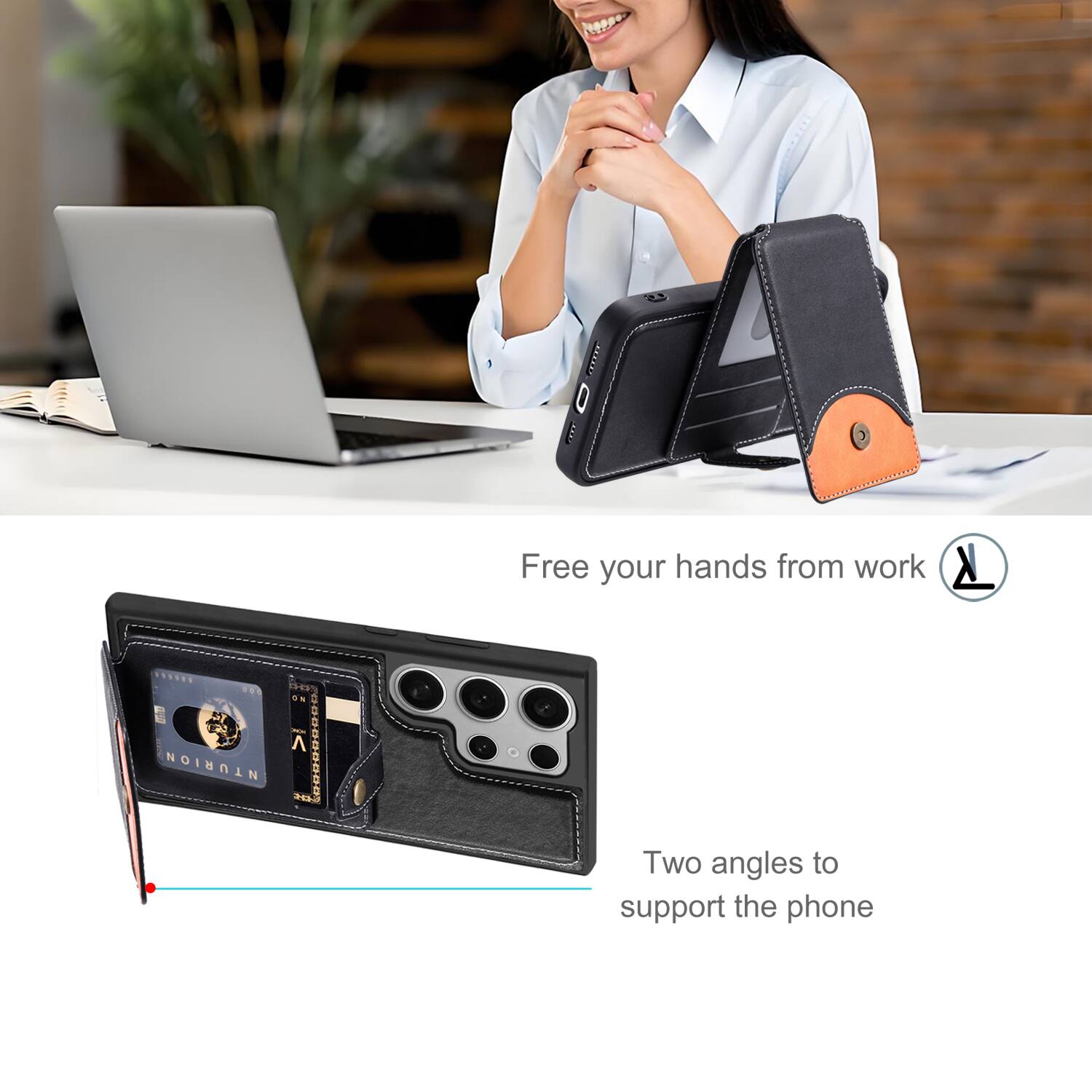 Free your hands from work

H3 Ba NTURION

Two angles to support the phone