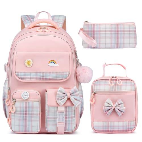 Pacoar Cade Backpack With Lunch Box Pencil Case Set For Elementary ...