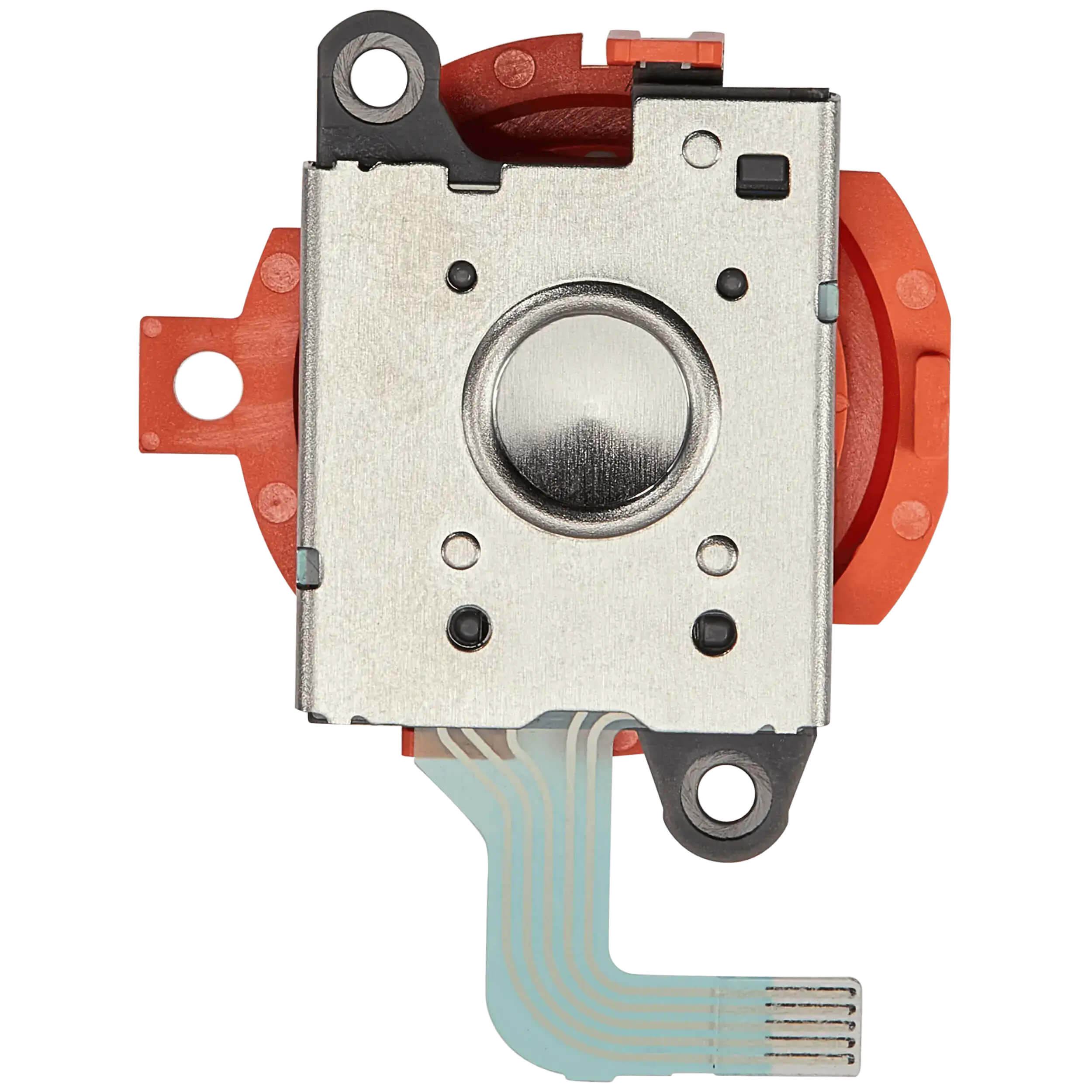 Alt View 2. MobileSentrix - 3D Analog Joystick Cap Thumbstick Replacement Compatible For Nintendo Switch 2 Joy Con Controller - Orange - Orange.