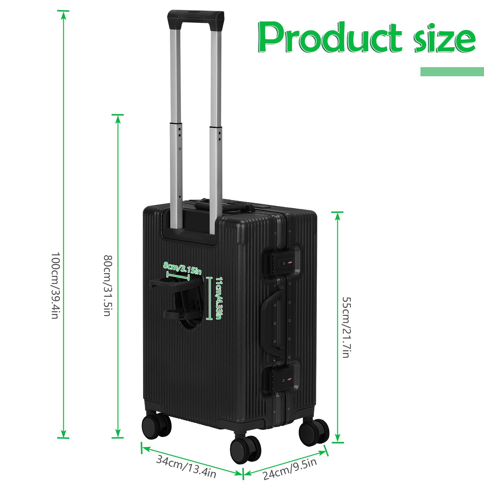Product size
100cm/39.4in
80cm/31.5in
8cm/3.15in
11cm/4.33in
34cm/13.4in
24cm/9.5in
55cm/21.7in