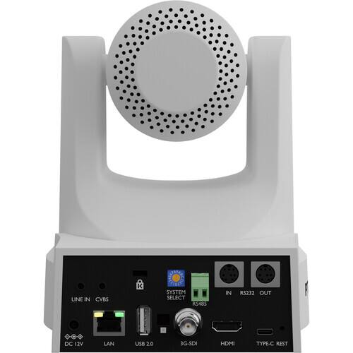 LINE IN CVBS  
SYSTEM SELECT RS485 IN RS232 OUT  
DC 12V  
LAN  
USB 2.0  
3G-SDI  
HDMI  
TYPE-C REST