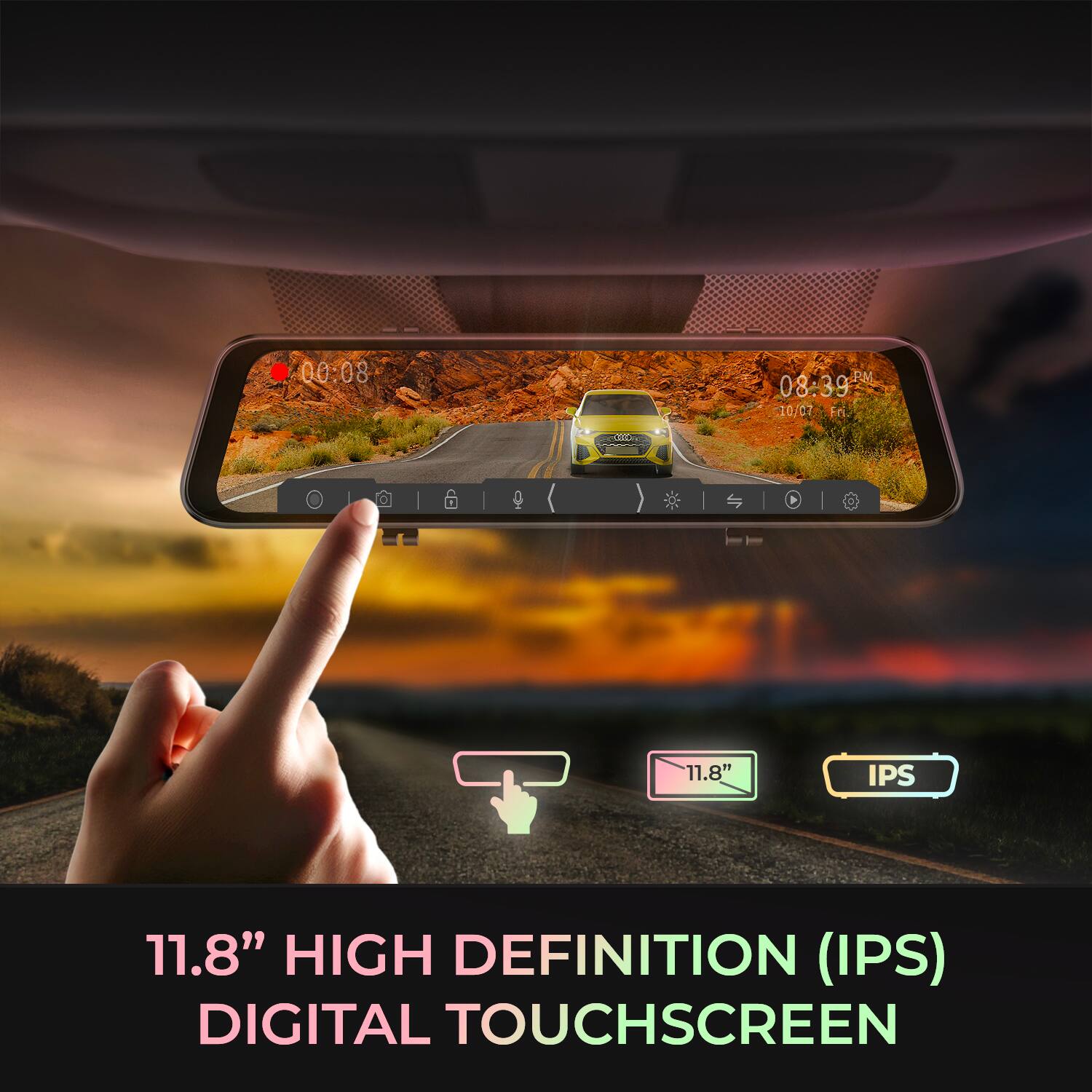 11.8" HIGH DEFINITION (IPS) DIGITAL TOUCHSCREEN
