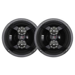 MB Quart - 6.5" 3-Way Coaxial Speakers,14-23 Harley Davidson Street & Ultra Glide - Black