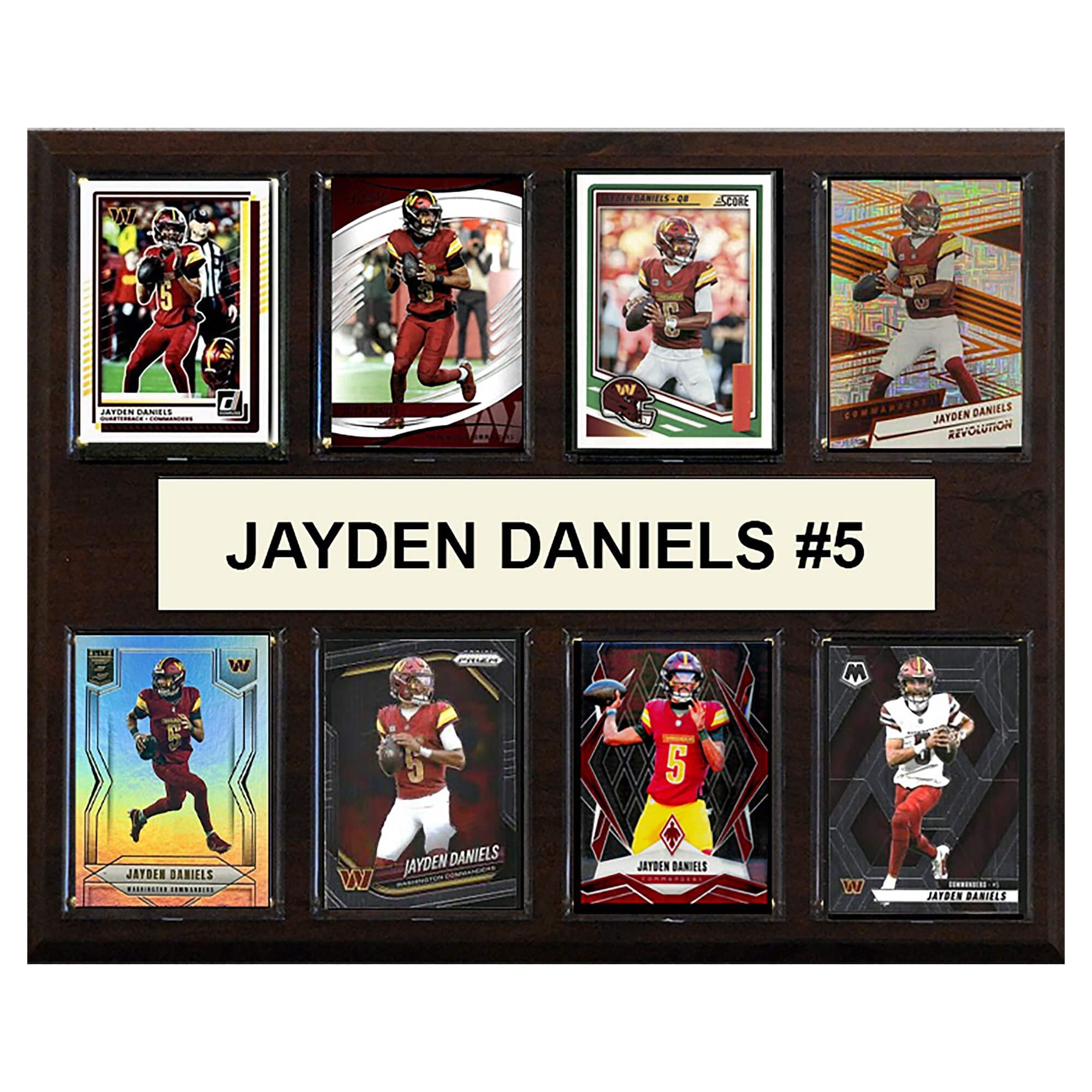 "C&I Collectibles - Jayden Daniels Washington Commanders 12"" x 15"" Trading Card Plaque - Multicolor" price history on PriceWatchPro