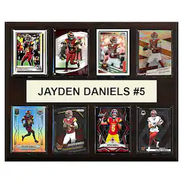 C&I Collectibles - Jayden Daniels Washington Commanders 12" x 15" Trading Card Plaque - Multicolor