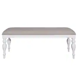 Liberty Furniture Industries - Summer House Bench (RTA) in Oyster - White