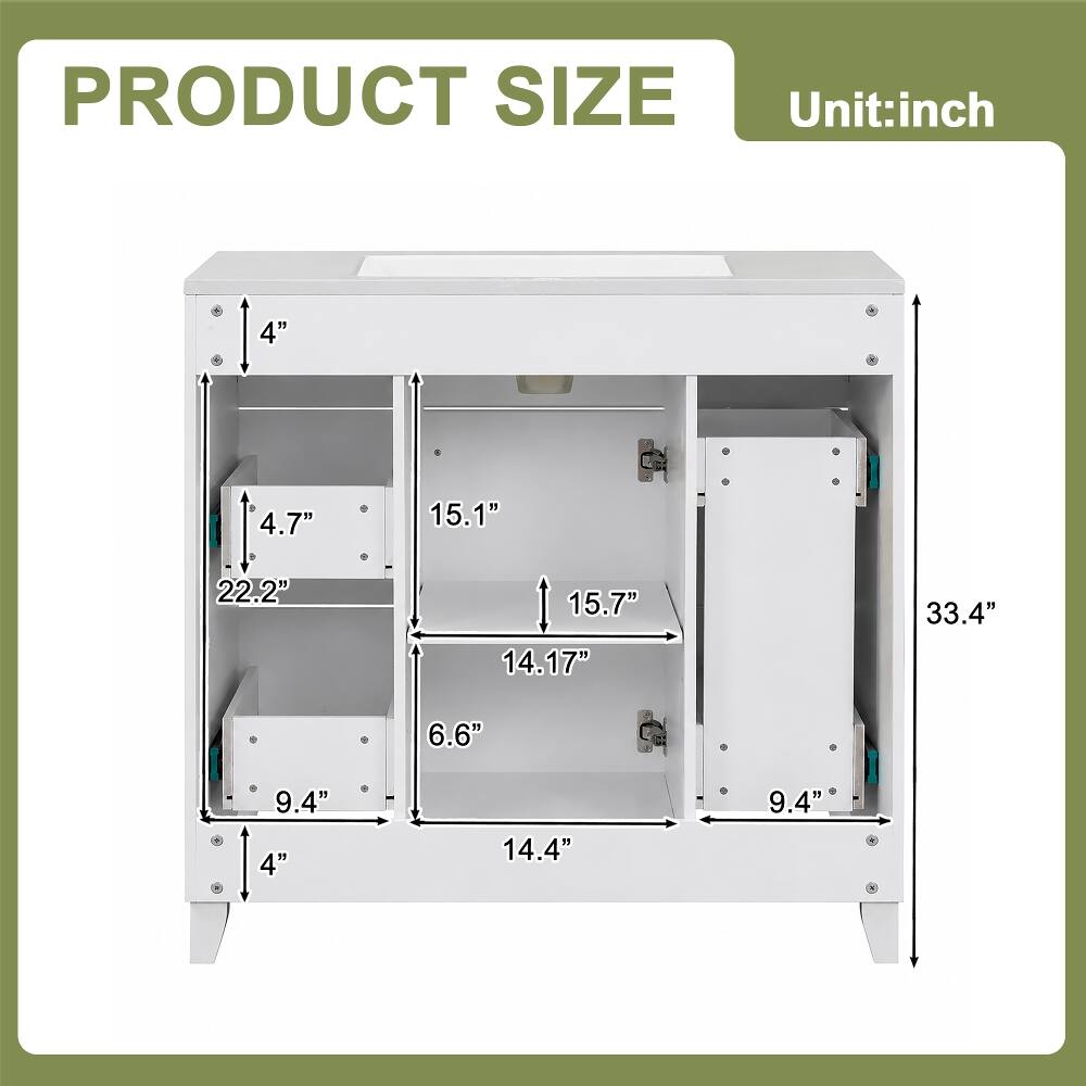 PRODUCT SIZE  
Unit: inch  
4"  
4.7"  
15.1"  
22.2"  
15.7" 14.17"  
33.4"  
6.6"  
9.4" 4"  
14.4"  
9.4"