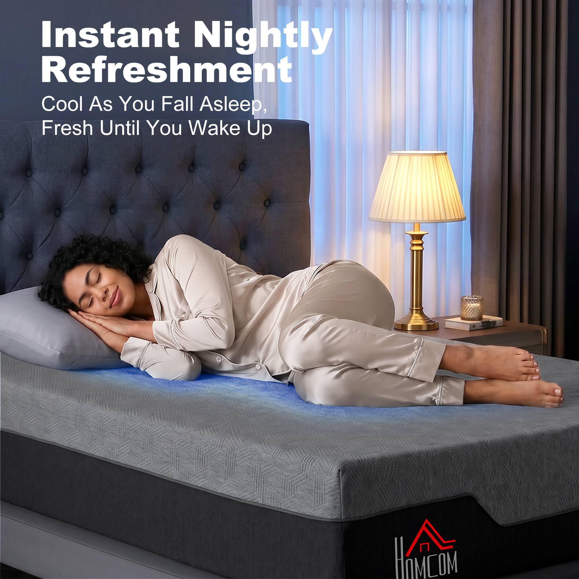 Instant Nightly Refreshment  
Cool As You Fall Asleep,  
Fresh Until You Wake Up  

IMCO