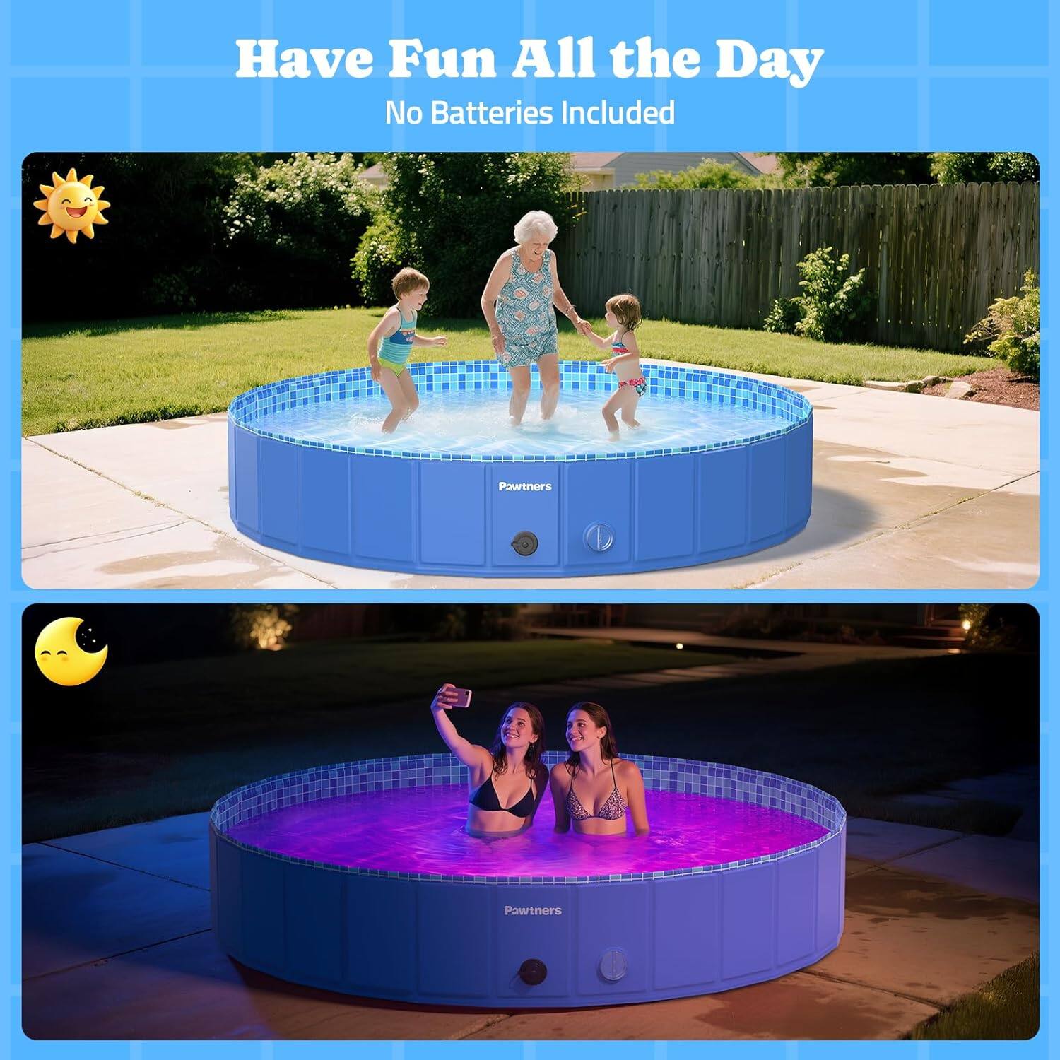 Have Fun All the Day  
No Batteries Included  

Pawtners