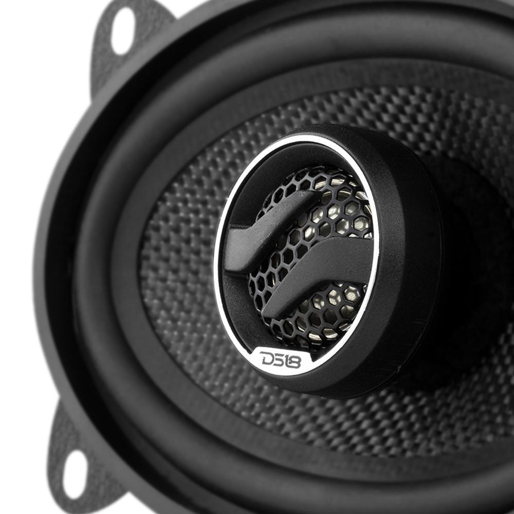 Alt View 3. DS18 Audio - ZXI 4x6" 2-way Coaxial Speaker with Built-in Driver (Pair), 60W RMS 4-Ohm.