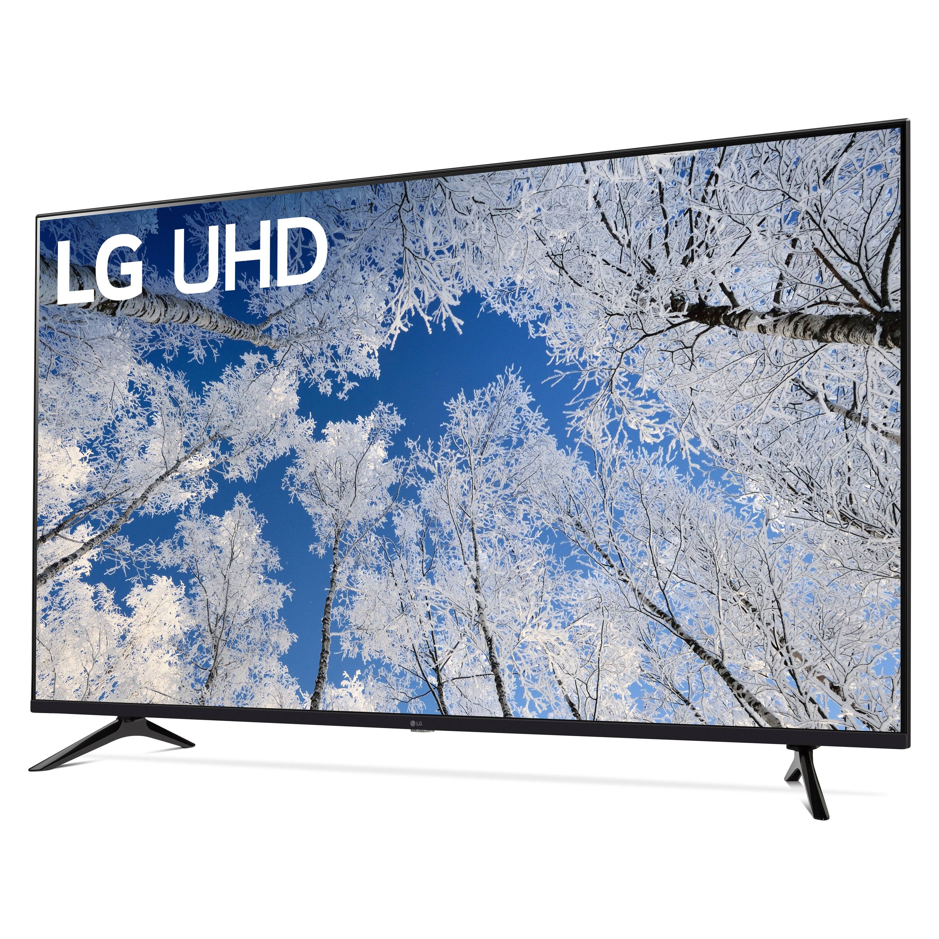 Alt View 1. LG - 55” Class UQ70 Series LED 4K UHD Smart webOS TV - Black.